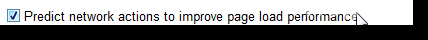 禁用預測網絡操作 禁用預測網絡操作