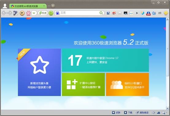 360cȸͬChrome 17Ⱥ˞g[