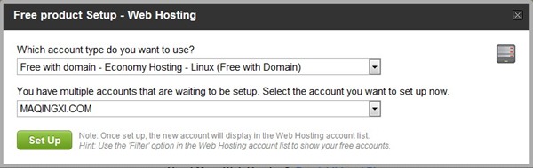 GoDaddy free Space 02