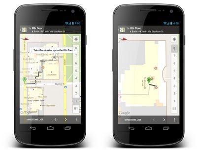 Google Maps更新室內地圖導航功能