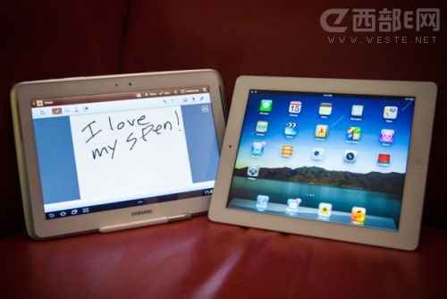 Galaxy Note 10.1oNew iPad
