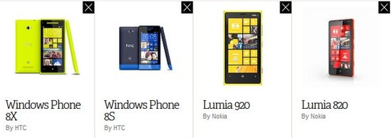 HTC 8X(zhn)ZLumia 920820l
