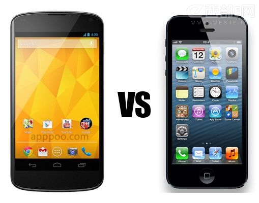 Nexus 4iPhone 5lһI