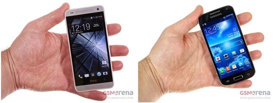HTC One mini對比三星Galaxy S4 mini