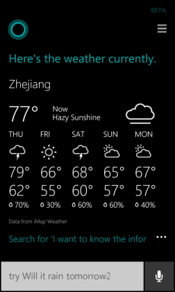 WP8.1,Cortana