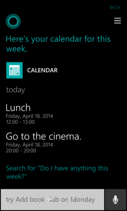 WP8.1,Cortana