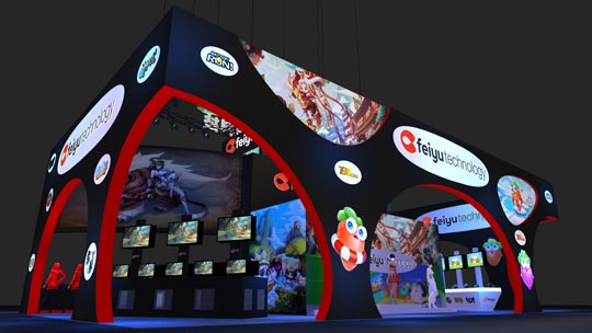 ChinaJoy開(kāi)幕在即 飛魚(yú)科技展臺(tái)設(shè)計(jì)首次曝光 ChinaJoy開(kāi)幕在即 飛魚(yú)科技展臺(tái)設(shè)計(jì)首次曝光