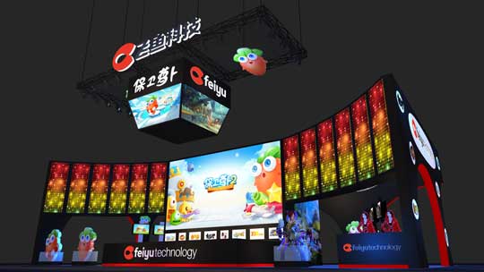 ChinaJoy開(kāi)幕在即 飛魚(yú)科技展臺(tái)設(shè)計(jì)首次曝光 ChinaJoy開(kāi)幕在即 飛魚(yú)科技展臺(tái)設(shè)計(jì)首次曝光